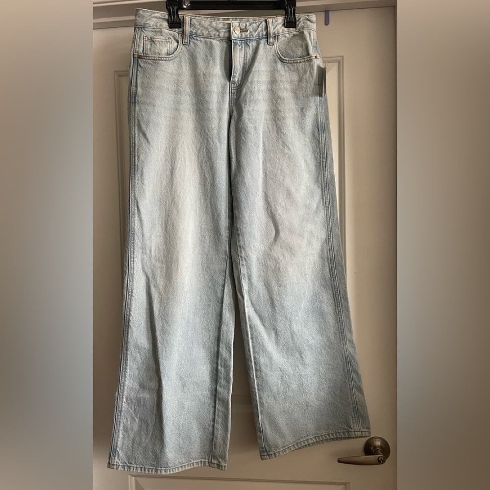 PacSun Casey Low Rise Baggy Jeans in Light Blue